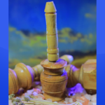 مكحلة خشب فارغة